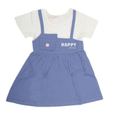 Newborn Girls Frock - Blue, Kids, NB Girls Frocks, Chase Value, Chase Value