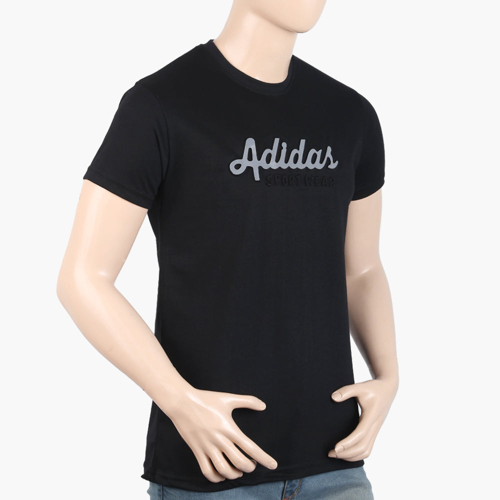 Men's Half Sleeves T-Shirt - Black, Men's T-Shirts & Polos, Chase Value, Chase Value