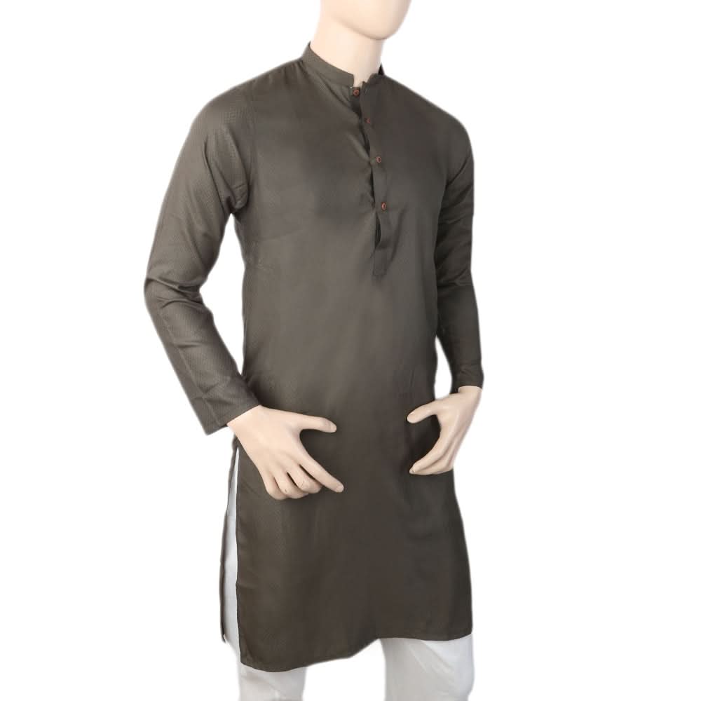 Men's Stamp Kurta - Green, Men, Kurtas, Chase Value, Chase Value