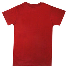 Boys Half Sleeves T-Shirt - Maroon, Boys T-Shirts, Chase Value, Chase Value