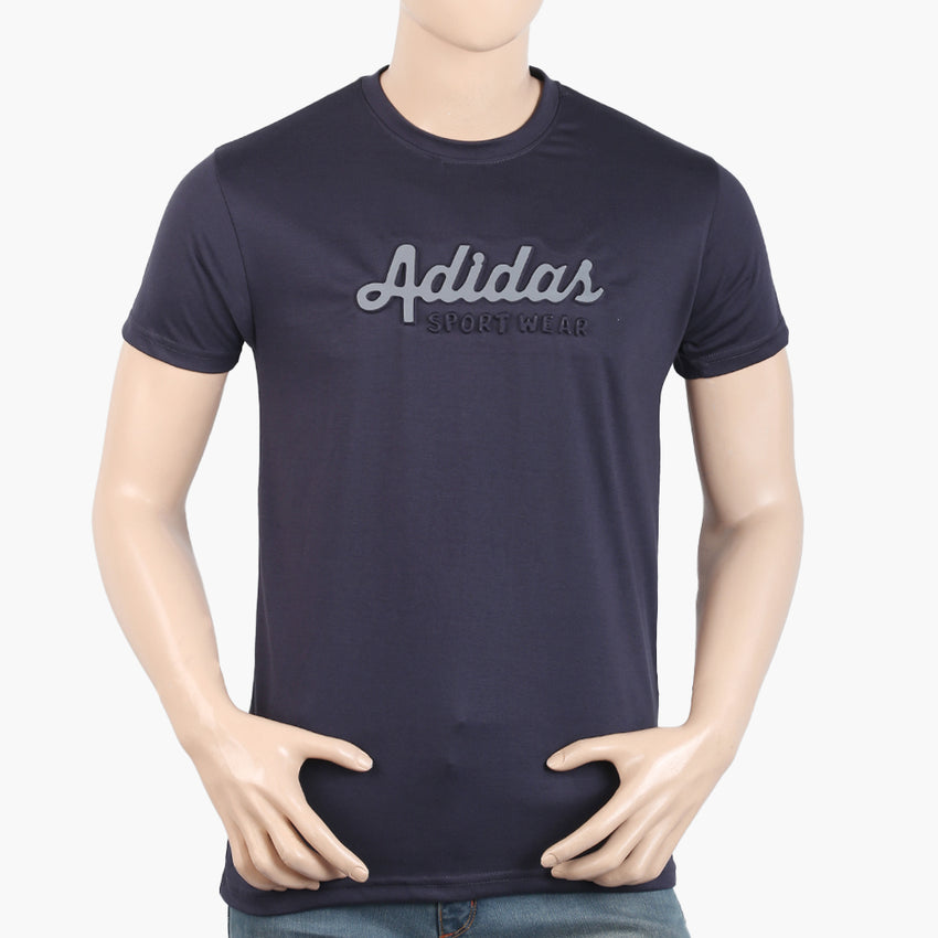 Men's Half Sleeves T-Shirt - Navy Blue, Men's T-Shirts & Polos, Chase Value, Chase Value