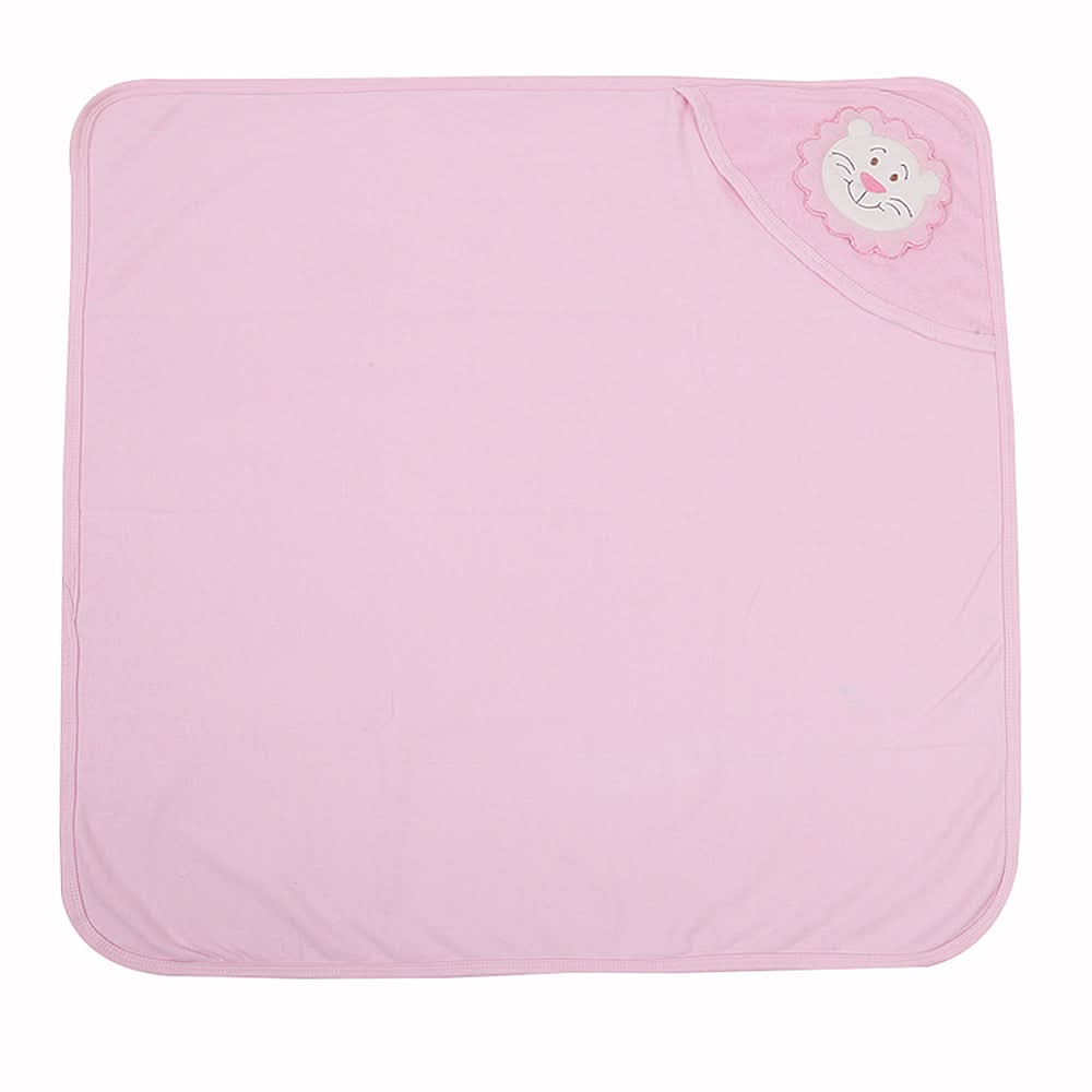 Newborns Bath Towel - Pink, Kids, Bath Accessories, Chase Value, Chase Value