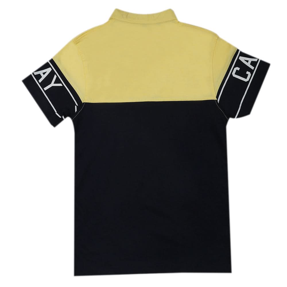 Boys Half Sleeves T-Shirt - Lemon, Boys T-Shirts, Chase Value, Chase Value
