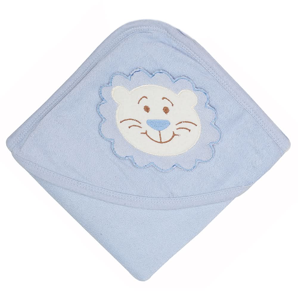 Newborns Bath Towel - Light Blue, Kids, Bath Accessories, Chase Value, Chase Value
