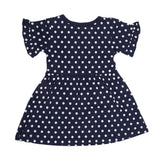Newborn Girls Frock - Navy Blue, Kids, NB Girls Frocks, Chase Value, Chase Value