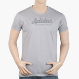 Men's Half Sleeves T-Shirt - Light Grey, Men's T-Shirts & Polos, Chase Value, Chase Value