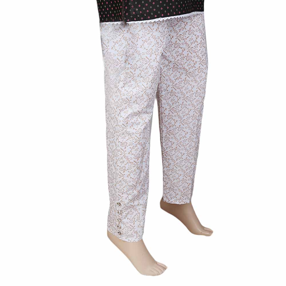 Women's Printed Trouser - Brown, Women, Pants & Tights, Chase Value, Chase Value
