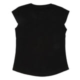 Girls Printed Half Sleeves T-Shirt 4693 - Black, Kids, Girls T-Shirts, Chase Value, Chase Value
