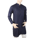 Men's Stamp Kurta - Navy Blue, Men, Kurtas, Chase Value, Chase Value