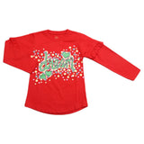 Girls Full Sleeves Jersey T-Shirt - Red, Kids, Girls T-Shirts, Chase Value, Chase Value