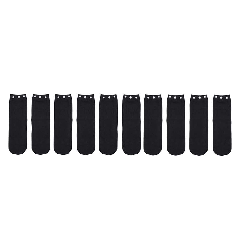 Women's Socks 10 Pcs - Black, Women, Socks Stocking And Gloves, Chase Value, Chase Value