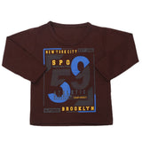 Boys Full Sleeves T-Shirt - Olive Green, Kids, Boys T-Shirts, Chase Value, Chase Value