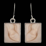 Women's Ear Tops - Tea Pink & Silver, Women, Earrings & Tops, Chase Value, Chase Value