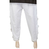 Women's Side Tissue Trouser - White, Women, Pants & Tights, Chase Value, Chase Value