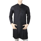 Men's Stamp Kurta - Black, Men, Kurtas, Chase Value, Chase Value