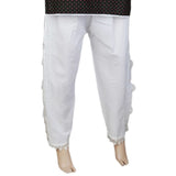Women's Side Tissue Trouser - White, Women, Pants & Tights, Chase Value, Chase Value