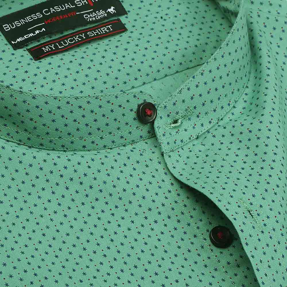 Men's Business Casual Shirt - Green - test-store-for-chase-value