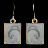 Women's Ear Tops - Grey & Golden, Women, Earrings & Tops, Chase Value, Chase Value