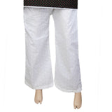 Women's Bell Bottom Embroidered Trouser - White, Women, Pants & Tights, Chase Value, Chase Value