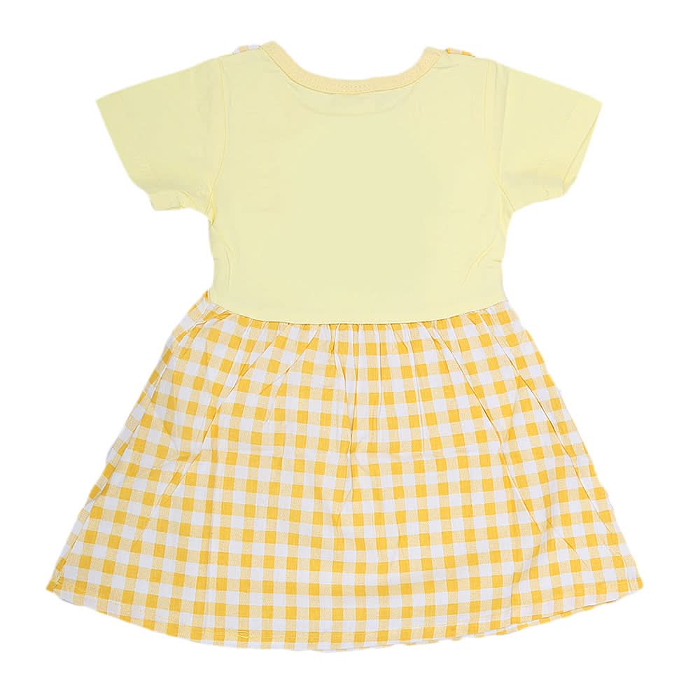 Newborn Girls Frock - Yellow, Kids, Newborn Girls Frocks, Chase Value, Chase Value