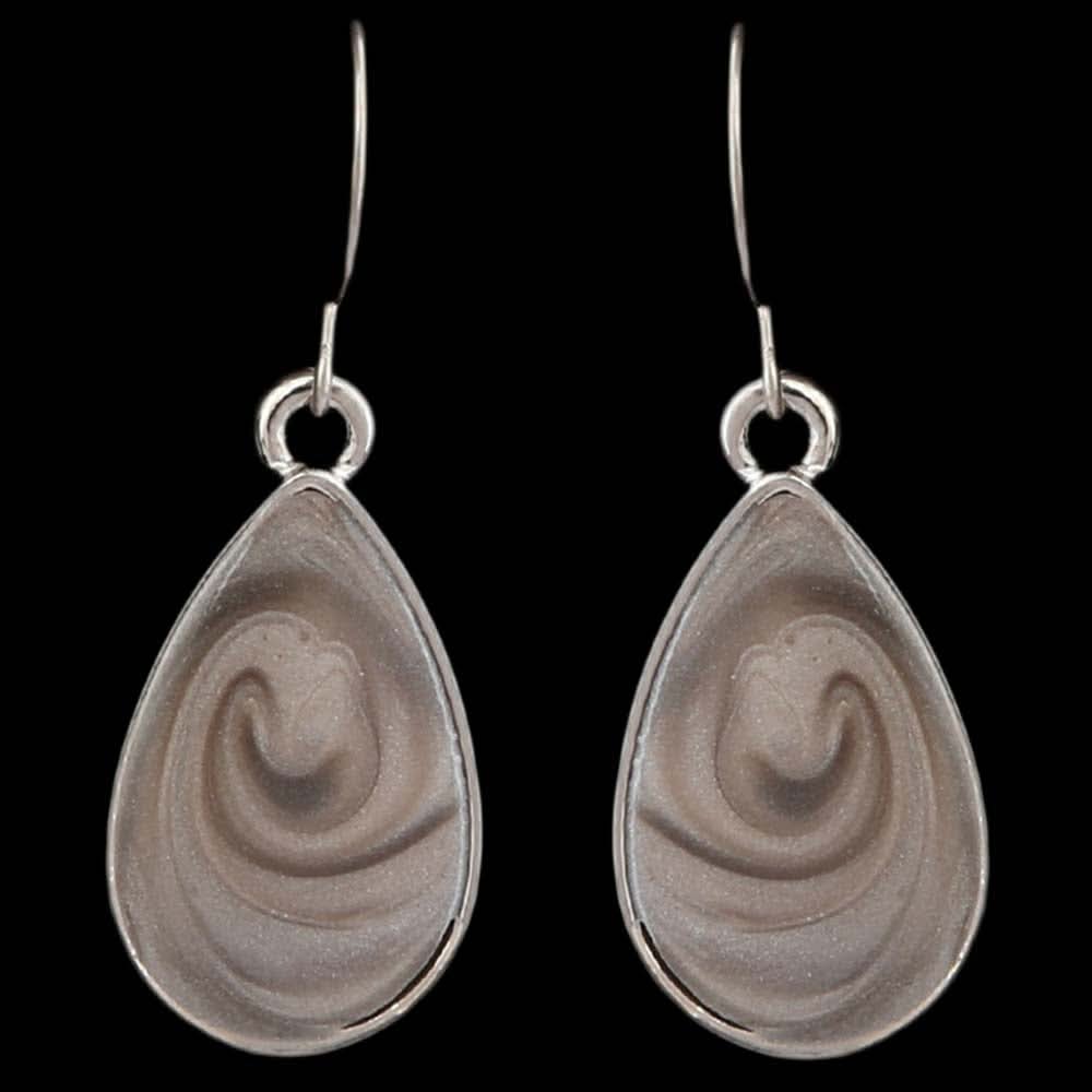 Women's Ear Tops - Dark Grey & Silver, Women, Earrings & Tops, Chase Value, Chase Value