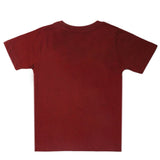 Boys Half Sleeves T-Shirt - Maroon, Boys T-Shirts, Chase Value, Chase Value