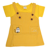 Newborn Girls Frock - Yellow, Kids, NB Girls Frocks, Chase Value, Chase Value