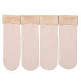 Women's Socks 2 Pcs - Beige, Women, Socks Stocking And Gloves, Chase Value, Chase Value
