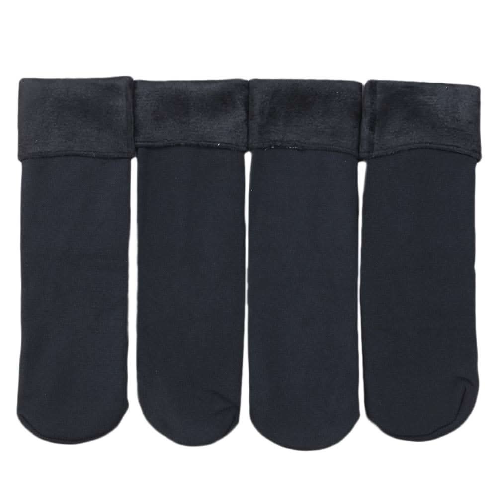 Women's Socks 2 Pcs - Black, Women, Socks Stocking And Gloves, Chase Value, Chase Value