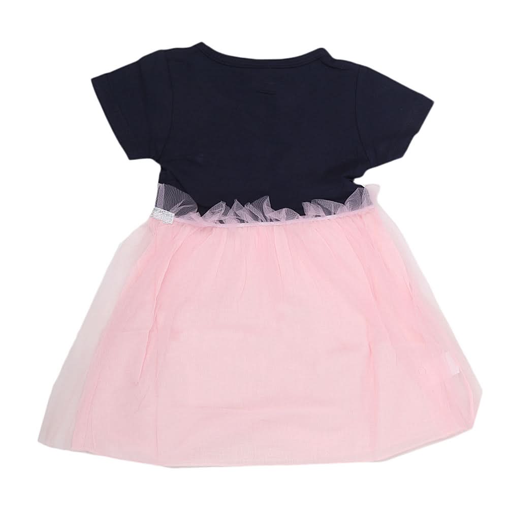 Newborn Girls Frock - Navy Blue, Kids, NB Girls Frocks, Chase Value, Chase Value