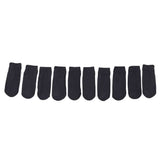 Women's Socks 10 Pcs - Black, Women, Socks Stocking And Gloves, Chase Value, Chase Value