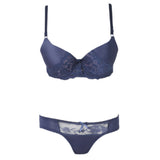 Women's Foam Bra & Panty Set - Dark Blue, Women, Bra And Panty Sets, Chase Value, Chase Value