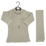Boys Fancy Shalwar Suit - Olive Green, Kids, Boys Shalwar Kameez, Chase Value, Chase Value