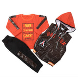Boys 3 Piece Full Sleeves Suit - Red, Kids, Boys Sets And Suits, Chase Value, Chase Value