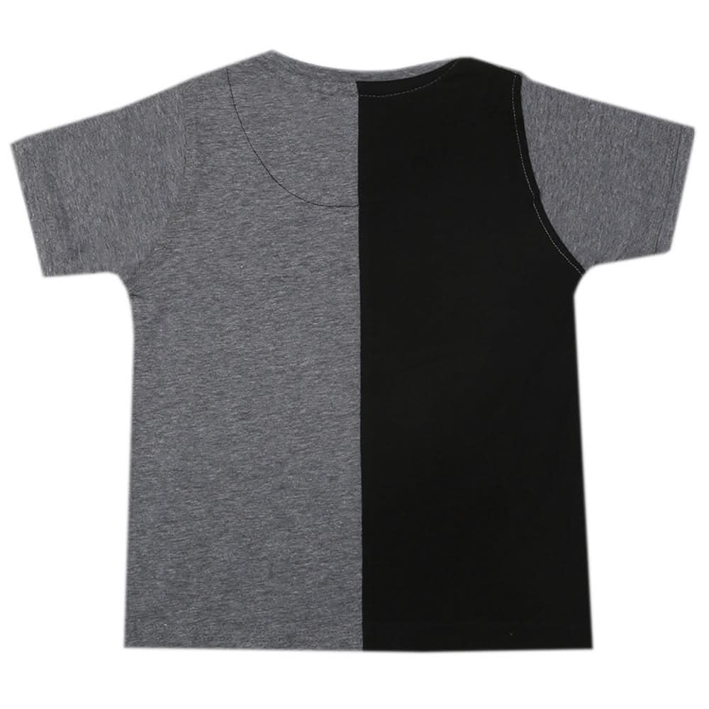 Boys Half Sleeves T-Shirt - Grey, Boys T-Shirts, Chase Value, Chase Value