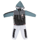 Boys 3 Piece Full Sleeves Suit - Steel Blue, Kids, Boys Sets And Suits, Chase Value, Chase Value