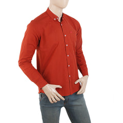 Men's Causal Branded Shirt - Rust, Men's Shirts, Chase Value, Chase Value