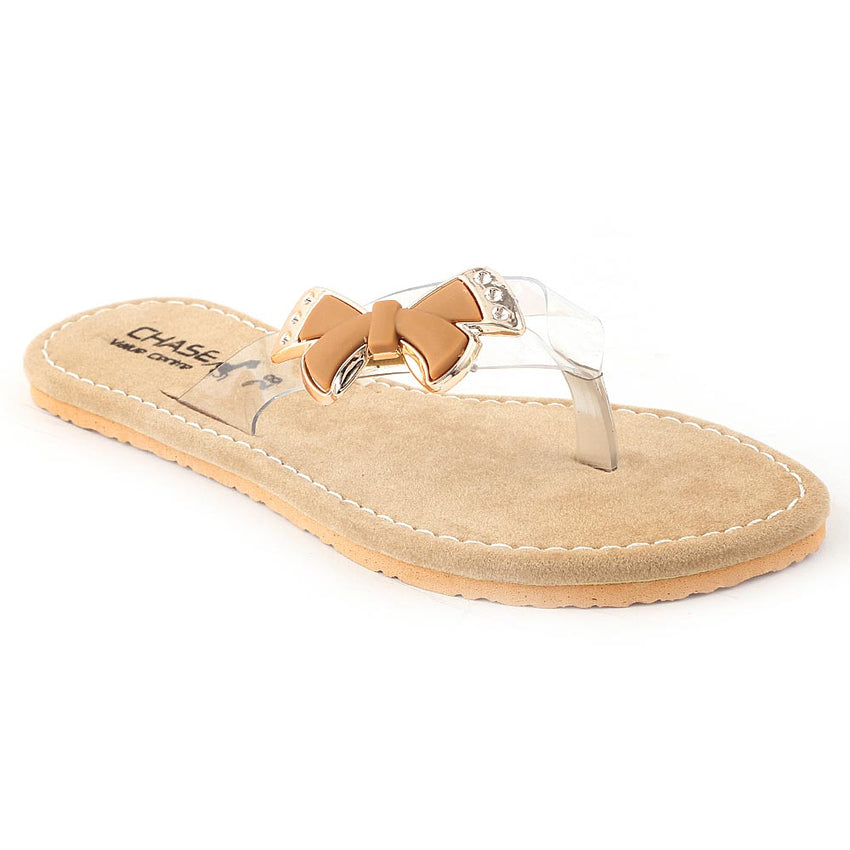 Girls Fancy Slippers - Mustard, Kids, Girls Slippers, Chase Value, Chase Value