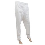 Women's Trouser With Lace - White, Women, Pants & Tights, Chase Value, Chase Value