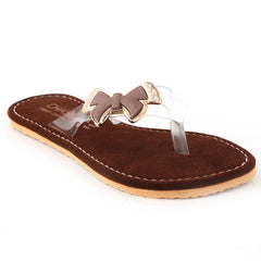 Girls Fancy Slippers - Brown, Kids, Girls Slippers, Chase Value, Chase Value