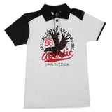 Boys Half Sleeves Polo T-Shirt - White, Boys T-Shirts, Chase Value, Chase Value