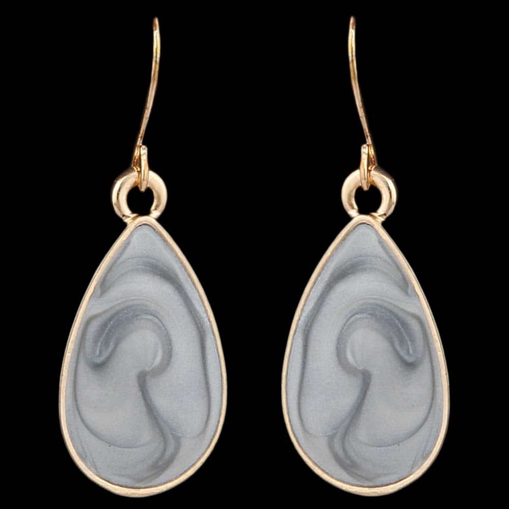 Women's Ear Tops - Grey & Golden, Women, Earrings & Tops, Chase Value, Chase Value