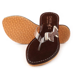 Girls Fancy Slippers - Brown, Kids, Girls Slippers, Chase Value, Chase Value