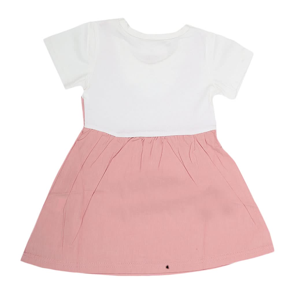 Newborn Girls Frock - Pink, Kids, NB Girls Frocks, Chase Value, Chase Value