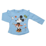 Girls Full Sleeves Jersey T-Shirt - Blue, Kids, Girls T-Shirts, Chase Value, Chase Value