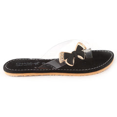 Girls Fancy Slippers - Black, Kids, Girls Slippers, Chase Value, Chase Value