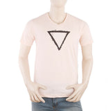 Men's Round Neck Half Sleeves T-Shirt - Peach, Men, T-Shirts And Polos, Chase Value, Chase Value