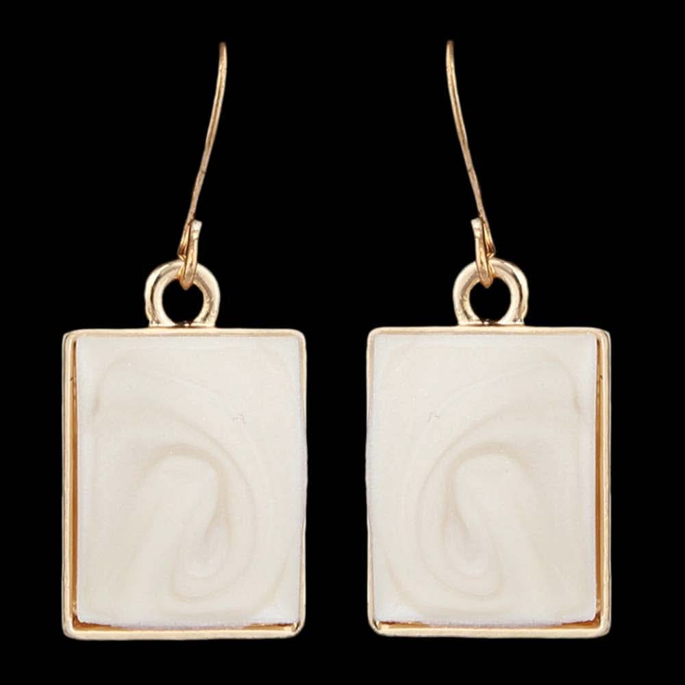 Women's Ear Tops - Off White & Golden, Women, Earrings & Tops, Chase Value, Chase Value