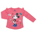 Girls Full Sleeves Jersey T-Shirt - Pink, Kids, Girls T-Shirts, Chase Value, Chase Value