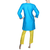 Women's Embroidered 2 Piece Suit - Blue, Women, Shalwar Suits, Chase Value, Chase Value